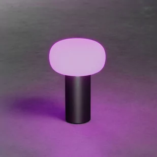 Konstsmide Stołowa LED Antibes IP54, akumulator, RGBW, czarna - Lampy ogrodowe - miniaturka - grafika 1
