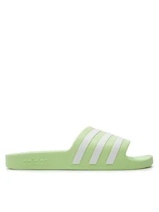 adidas Klapki adilette Aqua Slides IF6046 Zielony - Klapki i japonki damskie - miniaturka - grafika 1