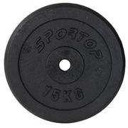 Obciążenia - SPORTOP Obciążenie SPORTOP Fi28 15 kg) FI28 - miniaturka - grafika 1