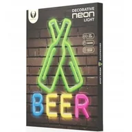 Pozostałe oświetlenie - Neon plexi LED beer wielokolorowy FPNE08X forever light - miniaturka - grafika 1