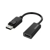 Adaptery i przejściówki - Hama Adapter DisplayPort HDMI 0,15m - miniaturka - grafika 1