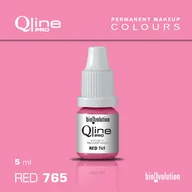 Pozostałe akcesoria kosmetyczne - Pigment do makijażu permanentnego ust Bioevolution Red 765 Qline Pro 5ml - miniaturka - grafika 1