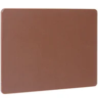 Deski do krojenia - Deska kuchenna HACCP do mięsa wędlin GN 1/1 530 x 325 mm - brązowa - miniaturka - grafika 1