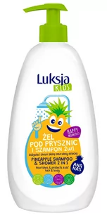 Luksja, Kids Żel pod prysznic i Szampon 2w1, dla dzieci, Ananas 500ml - Kosmetyki kąpielowe dla dzieci - miniaturka - grafika 1