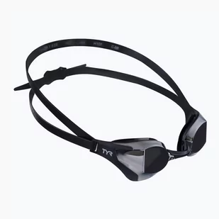 Okulary do pływania TYR Tracer-X RZR Mirrored Racing silver/black - Maski do nurkowania - miniaturka - grafika 1