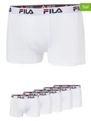 Majtki męskie - Fila Bokserki (5 par) w kolorze białym - miniaturka - grafika 1