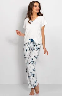 Piżama Lucy, Kolor biało-niebieski, Rozmiar L, Momenti per me - Primodo.com - Piżamy damskie Piżama Lucy, Kolor biało-niebieski, Rozmiar L, Momenti per me - Primodo.com - Piżamy damskie - miniaturka - grafika 1