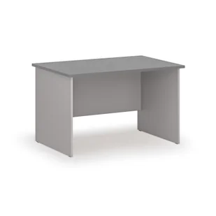 Biurko proste PRIMO GRAY, 1200 x 800 mm, szary/grafit - Biurka - miniaturka - grafika 1