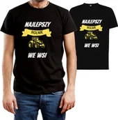 Koszulki męskie - T-SHIRT MĘSKI DLA ROLNIKA ROLNIK JOHN DEER KOSZULKA CZARNA R-L A258 - miniaturka - grafika 1