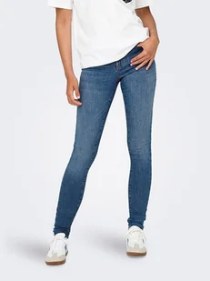 ONLY Dżinsy - Skinny fit - w kolorze niebieskim - Spodenki damskie - miniaturka - grafika 1