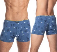 Majtki męskie - Bokserki Męskie Szorty Bawełniane LAMA - XL - miniaturka - grafika 1