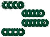 Tarcze do pił - PARKSIDE® Zestaw tarcz do szlifierki kątowej - miniaturka - grafika 1