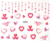 Ozdoby do paznokci - Naklejki wodne na paznokcie - nr 1091 - miniaturka - grafika 1