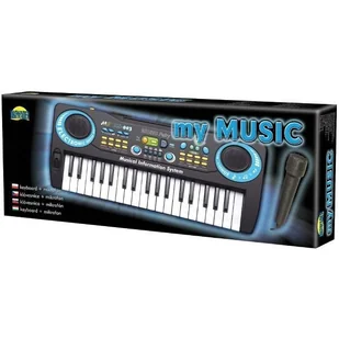 DROMADER 00551 My Music Keyboard Mikrofon - Instrumenty muzyczne dla dzieci - miniaturka - grafika 1