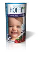 Soki i herbatki dla dzieci - LEK M HOFFTI WZMACNIAJĄCA granulowany napój błyskawiczny Czarny bez Hibiscus po 6 miesiącu 180 g - miniaturka - grafika 1