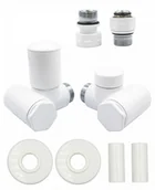 Zawory i kraniki - Zawór regulacyjny Integra lewy GZ1/2 biały All in One - miniaturka - grafika 1