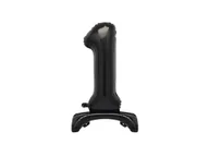 Balony i akcesoria - Balon foliowy stojący cyfra 1 czarny - 76 cm - 1szt. - miniaturka - grafika 1