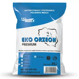 Węgiel ORZECH Medex 28 Plus - Materiały opałowe - miniaturka - grafika 1