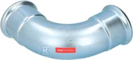 Łączniki, trójniki, kształtki - Kolano 90° Steel - 76.1 - miniaturka - grafika 1