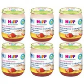 Desery dla dzieci - Hipp Moje Śniadanko Musli jabłkowo-truskawkowe z jogurtem po 9. miesiącu zestaw 6 x 160 g Bio - miniaturka - grafika 1