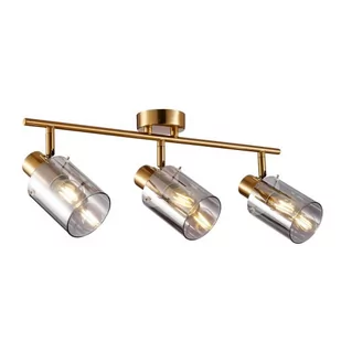 Sardo lampa sufitowa (spot) 3-punktowa mosiądz/dymiona SPL-5581-3-BRO-SG - Lampy sufitowe - miniaturka - grafika 1