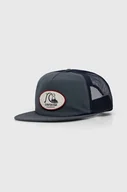 Czapki męskie - Quiksilver czapka z daszkiem kolor niebieski z aplikacją - miniaturka - grafika 1