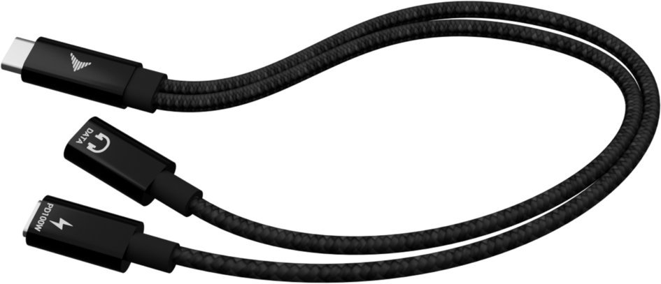 I-TEC USB-C Cable Splitter Audio/Data 1x USB-C PD input 100W 1x USB-C 2.0 for audio/mic or data 480Mbps Power Delivery 100W