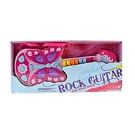 Instrumenty muzyczne dla dzieci - GITARA INTERAKTYWNA DLA DZIECI INSTRUMENT MUZYCZNY DŹWIĘK ŚWIATŁO - miniaturka - grafika 1