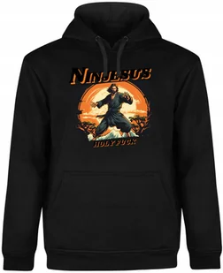 BLUZA MĘSKA Z KAPTUREM SZTUKI WALKI KARATE ŚMIESZNA CZARNA R-XL A219 - Bluzy męskie - miniaturka - grafika 1