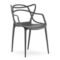 Krzesła - Nowoczesne krzesło THDC-629 szare - miniaturka - grafika 1