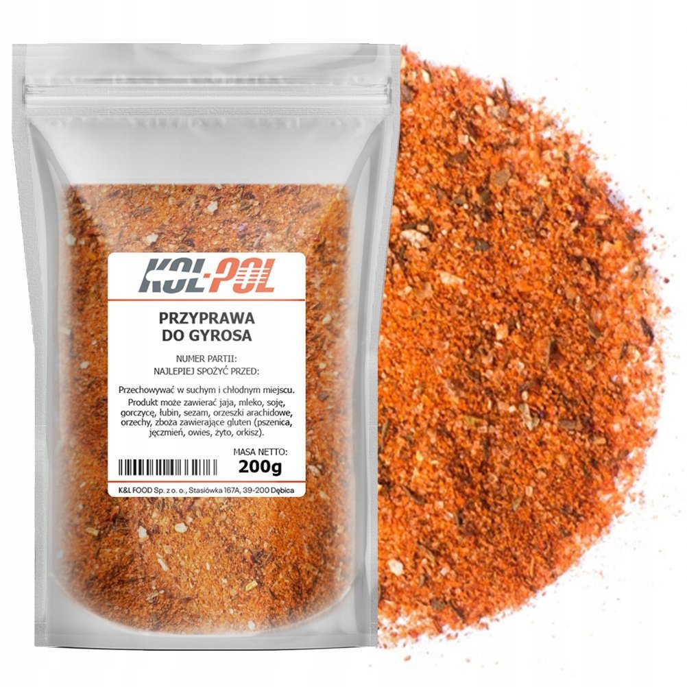 PRZYPRAWA DO GYROSA 200g Aromatyczna mieszanka naturalna jakość Kol-Pol