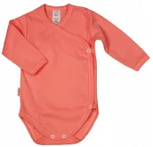 Body dla niemowląt - Body KOPERTOWE polskie Słodki RÓŻ r 74 KLEKLE - miniaturka - grafika 1