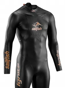 sailfish sailfish Ignite Pianka pływacka Mężczyźni, black/orange M 2021 Kombinezony i pianki 4055083006728 - Pianki do pływania - miniaturka - grafika 1