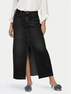JDY Spódnica jeansowa Bella 15317441 Czarny Regular Fit - Spódnice - miniaturka - grafika 1