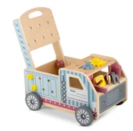 Chodziki - Drewniany chodzik dla dziecka pchacz sensoryczny Ricokids - miniaturka - grafika 1