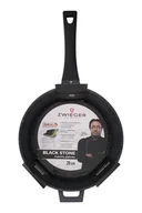 Patelnie - Lumarko Patelnia Głęboka Zwieger Black Stone  - miniaturka - grafika 1
