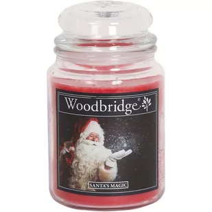 Woodbridge świeca zapachowa w słoju duża 2 knoty 565 g - Santa's Magic - Świece - miniaturka - grafika 1