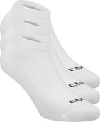 Skarpety termoaktywne - Skarpety CMP Bamboo Invisibile 3pak białe 3I81347/A001 39-42 - miniaturka - grafika 1