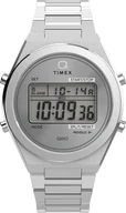 Zegarki męskie - Zegarek Timex TW2Y09800 Q Timex® Q80 Continental 39mm Stainless Steel Bracelet - miniaturka - grafika 1