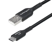 Kable komputerowe i do monitorów - StarTech USB2AC15CMBK kabel USB USB 2.0 0,15 m USB A USB C Czarny USB2AC15CMBK - miniaturka - grafika 1