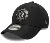 Czapki damskie - Czapka z daszkiem NEW ERA Manchester United FC 9FORTY Cap czarna - miniaturka - grafika 1