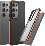 Etui i futerały do telefonów - Etui Do Samsung Galaxy S25 Ultra Matowe, Pomarańczowa Ramka, Bumper, Case - miniaturka - grafika 1