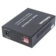 Adaptery i przejściówki - Intellinet Media konwerter Gigabit PoE+ 1000Base-T RJ45/1000Base-LX SC SM 20km - miniaturka - grafika 1