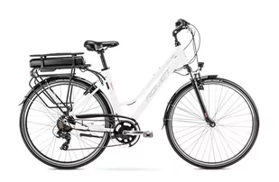 Rower elektryczny ROMET GAZELA RM 2023 biało-szary, 18, 28, bmz volatus 440 wh, kobieta - Rowery elektryczne - miniaturka - grafika 1
