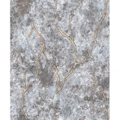 Tapety - Tapeta winylowa na flizelinie szary marmur - miniaturka - grafika 1