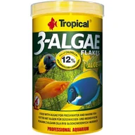 Pokarm dla ryb - Pokarm dla ryb z algami 3-Algae Flakes 1000 ml / 200 g Tropical - miniaturka - grafika 1