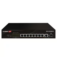 Pozostałe akcesoria sieciowe - EDIMAX SMB Gigabit PoE+ with 1 SFP Slot Web Smart Switch - miniaturka - grafika 1