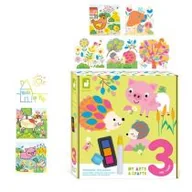 Zabawki kreatywne - Multizestaw kreatywny 3-latka My arts & crafts 3+ Janod - miniaturka - grafika 1