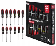 Śrubokręty - SCHMITH SCH01S03012 ZESTAW WKRĘTAKÓW 12 SZTUK MAGNETYCZNE KOŃCÓWKI - miniaturka - grafika 1