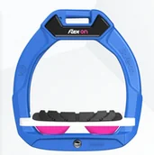 Akcesoria jeździeckie - Flex-on Strzemiona bezpieczne SAFE-ON JUNIOR - niebieski - miniaturka - grafika 1